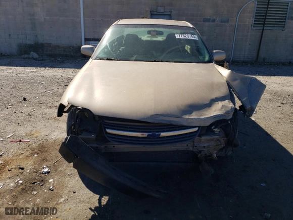 2001 Chevrolet Malibu LS with VIN 1G1NE52J516247046, listed as a Copart auction lot 77323744 with 196,580 mi miles and Salvage Title. Bid and sale history available at carsss.com. Image 5.