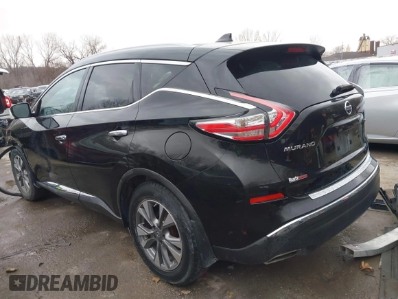 2016 Nissan Murano SL z VIN 5N1AZ2MH9GN164961, wystawiony jako IAAI lot #41801749 z przebiegiem 144 198 mil mil oraz . Historia ofert i sprzedaży dostępna na DreamBid. Obrazek 3.