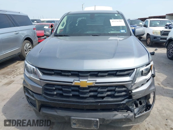 2022 Chevrolet Colorado 2WD LT with VIN 1GCGSCEN3N1308067, listed as a IAAI auction lot 42276385 with 74,665 mi miles and . Bid and sale history available at DreamBid. Image 12.