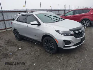 2022 Chevrolet Equinox RS with VIN 2GNAXMEV6N6150227, listed as a IAAI auction lot 41502274 with 65,507 mi miles and . Bid and sale history available at DreamBid. Image 1.
