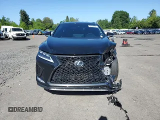 2022 Lexus RX with VIN 2T2YZMDA1NC356663, listed as a Copart auction lot 57732974 with 26,601 mi miles and Salvage Title. Bid and sale history available at carsss.com. Image 5.