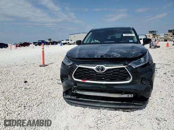 2021 Toyota Highlander L with VIN 5TDCZRAH3MS076472, listed as a Copart auction lot 53209755 with 34,781 mi miles and Salvage title. Bid and sale history available at DreamBid. Image 12.