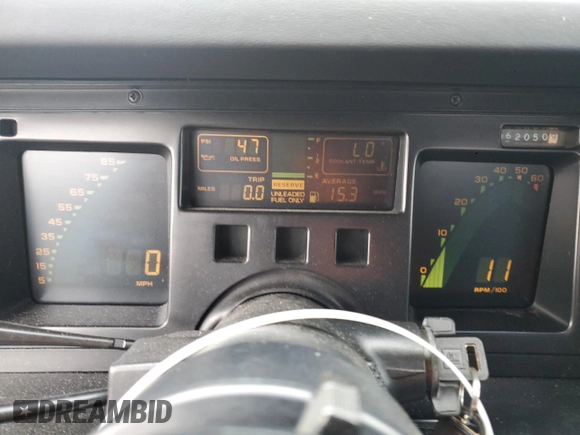 1989 Chevrolet Corvette with VIN 1G1YY3180K5125449, listed as a Copart auction lot 47791165 with 620,509 mi miles and Salvage Title. Bid and sale history available at carsss.com. Image 9.