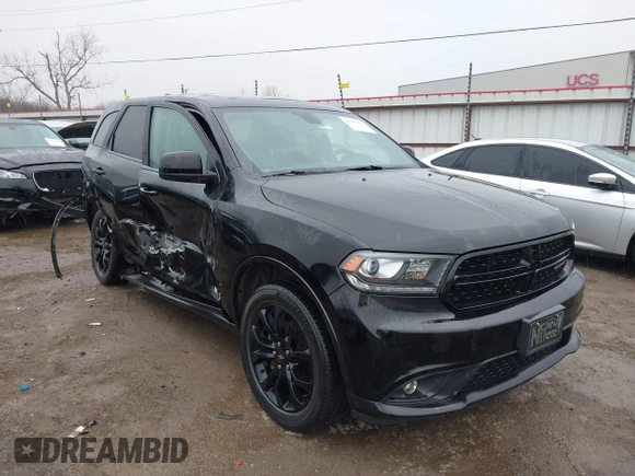 2019 Dodge Durango SXT Plus with VIN 1C4RDJAG6KC651227, listed as a IAAI auction lot 41387717 with 161,065 mi miles and . Bid and sale history available at DreamBid. Image 1.