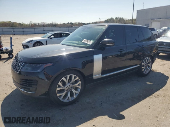 2020 Land Rover Range Rover z VIN SALGS4RY9LA576492, wystawiony jako Copart lot #50909745 z przebiegiem 64 313 mil mil oraz Szkoda całkowita • Salvage title. Historia ofert i sprzedaży dostępna na DreamBid. Obrazek 1.