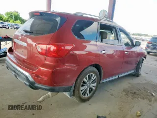 2017 Nissan Pathfinder S with VIN 5N1DR2MN7HC672605, listed as a Copart auction lot 57998845 with 105,434 mi miles and Clean title. Bid and sale history available at DreamBid. Image 3.