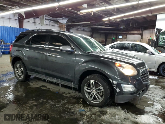 2017 Chevrolet Equinox Premier with VIN 2GNFLGE30H6203428, listed as a Copart auction lot 42015985 with 45,464 mi miles and Salvage Title. Bid and sale history available at carsss.com. Image 4.
