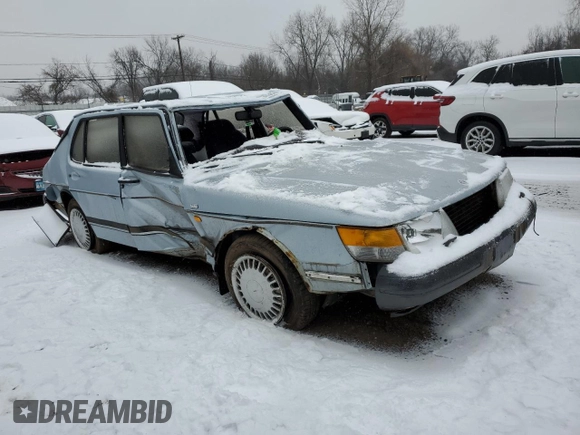 1991 Saab 900 z VIN YS3AK45E3M7000204, wystawiony jako Copart lot #43569965 z przebiegiem 344 784 mil mil oraz Szkoda całkowita • Salvage title. Historia ofert i sprzedaży dostępna na DreamBid. Obrazek 4.