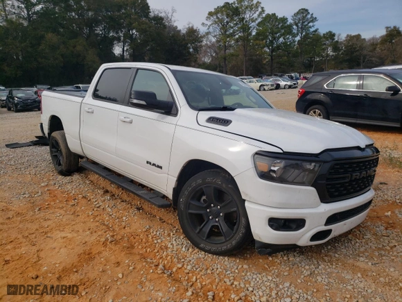 2022 Ram 1500 Big Horn with VIN 1C6RREMT8NN298944, listed as a Copart auction lot 42008205 with 48,664 mi miles and Salvage Title. Bid and sale history available at carsss.com. Image 4.