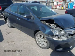 2013 Nissan Sentra SV with VIN 3N1AB7AP7DL621797, listed as a IAAI auction lot 41825503 with 152,558 mi miles. Bid and sale history available at carsss.com. Image 1.