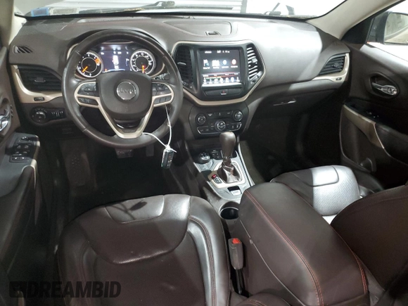 2017 Jeep Cherokee Trailhawk L Plus z VIN 1C4PJMBB4HW593615, wystawiony jako Copart lot #56342885 z przebiegiem 88 215 mil mil oraz Szkoda całkowita • Salvage title. Historia ofert i sprzedaży dostępna na DreamBid. Obrazek 8.