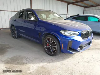 2022 BMW X4 M with VIN 5YM23EC05N9J74682, listed as a IAAI auction lot 41420906 with 46,314 mi miles. Bid and sale history available at carsss.com. Image 1.