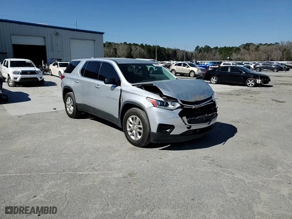 2020 Chevrolet Traverse LS with VIN 1GNERFKW8LJ293684, listed as a Copart auction lot 45032505 with 111,490 mi miles and Salvage Title. Bid and sale history available at carsss.com. Image 14.