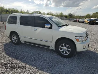 2005 Infiniti QX56 with VIN 5N3AA08C85N803975, listed as a Copart auction lot 51821625 with 146,924 mi miles and Salvage Title. Bid and sale history available at DreamBid. Image 4.
