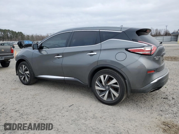 2016 Nissan Murano S with VIN 5N1AZ2MGXGN118059, listed as a Copart auction lot 43578865 with 175,921 mi miles and Salvage Title. Bid and sale history available at carsss.com. Image 2.