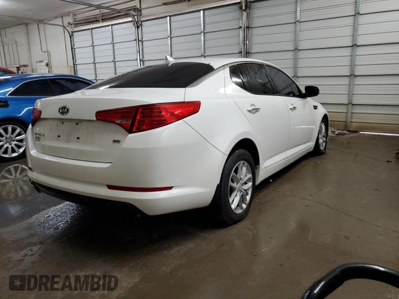 2012 Kia Optima LX with VIN KNAGM4A78C5276050, listed as a Copart auction lot 53879785 with 132,605 mi miles and Clean Title. Bid and sale history available at carsss.com. Image 3.