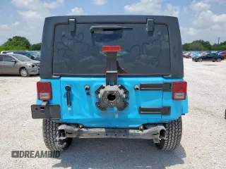 2017 Jeep Wrangler Unlimited Sahara with VIN 1C4BJWEGXHL726148, listed as a Copart auction lot 60144605 with 106,702 mi miles and Salvage title. Bid and sale history available at DreamBid. Image 6.