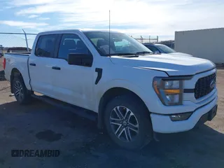 2023 Ford F-150 XL with VIN 1FTFW1E5XPKE92229, listed as a IAAI auction lot 41686774 with 58,008 mi miles. Bid and sale history available at carsss.com. Image 1.