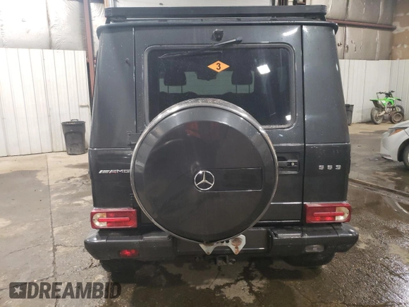 2016 Mercedes-Benz G-Class AMG G 63 with VIN WDCYC7DF3GX246022, listed as a Copart auction lot 83347694 with 0 mi miles and Salvage Title. Bid and sale history available at carsss.com. Image 6.
