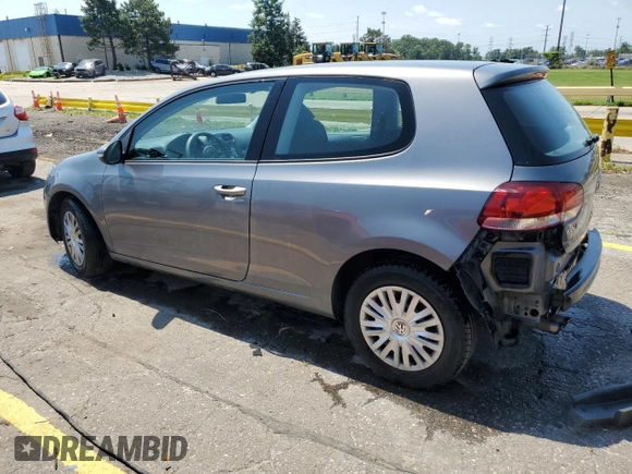 2010 Volkswagen Golf with VIN WVWAA7AJ0AW292314, listed as a Copart auction lot 62326964 with 70,105 mi miles and Clean title. Bid and sale history available at DreamBid. Image 2.