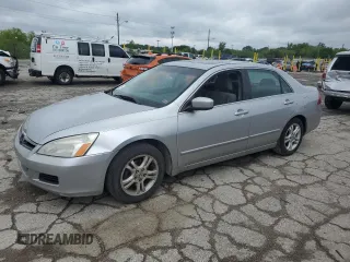 2007 Honda Accord EX с VIN 1HGCM56767A197488, выставлен на аукционе Copart как лот 57840215 с пробегом 229 485 миль миль и Чистый • Clean title. История ставок и продаж доступна на DreamBid. Изображение 1.