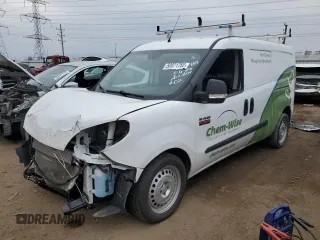 2022 Ram ProMaster City Cargo Tradesman with VIN ZFBHRFAB7N6W18662, listed as a Copart auction lot 50071755 with 60,015 mi miles and Salvage Title. Bid and sale history available at DreamBid. Image 1.