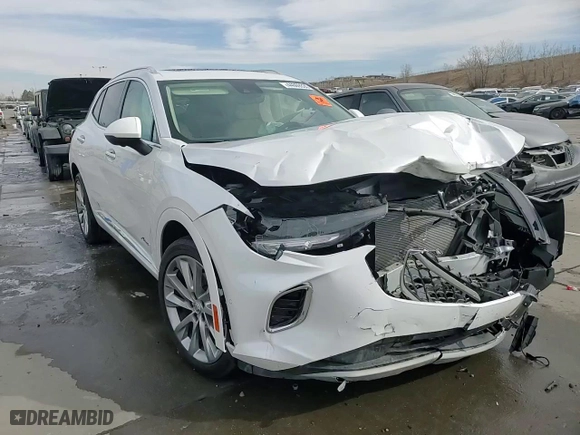 2023 Buick Envision Avenir with VIN LRBFZSR40PD192765, listed as a Copart auction lot 44609335 with 12,077 mi miles and Salvage Title. Bid and sale history available at carsss.com. Image 14.