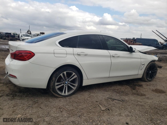 2018 BMW 4 Series 430i xDrive with VIN WBA4J3C53JBL03428, listed as a Copart auction lot 81271594 with 0 mi miles and Salvage Title. Bid and sale history available at carsss.com. Image 3.