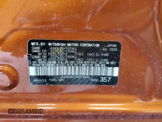 2024 Mitsubishi Outlander Sport S with VIN JA4ARUAU1RU019093, listed as a Copart auction lot 49048415 with 2,851 mi miles and Salvage Title. Bid and sale history available at carsss.com. Image 15.