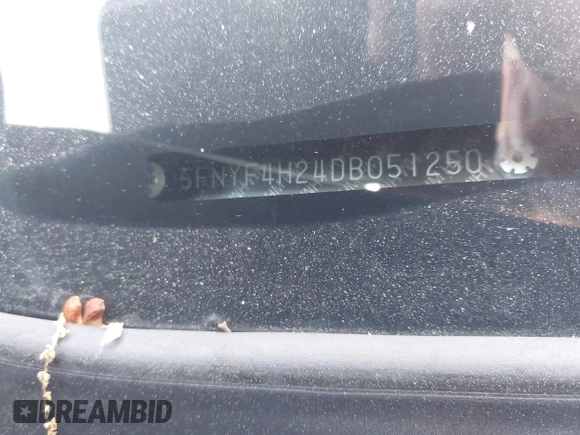 2013 Honda Pilot LX with VIN 5FNYF4H24DB051250, listed as a IAAI auction lot 42433050 with 142,310 mi miles and . Bid and sale history available at DreamBid. Image 9.