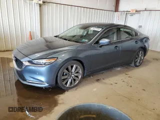2018 Mazda 6 Grand Touring Reserve with VIN JM1GL1WY2J1330968, listed as a Copart auction lot 46437265 with 59,221 mi miles and Salvage Title. Bid and sale history available at carsss.com. Image 1.