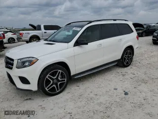 2019 Mercedes-Benz GLS with VIN 4JGDF7DE2KB227773, listed as a Copart auction lot 50599575 with 112,450 mi miles and Clean Title. Bid and sale history available at carsss.com. Image 1.