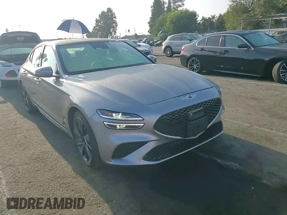 2023 Genesis G70 2.0T with VIN KMTG34TA0PU120788, listed as a Copart auction lot 68816274 with 9,481 mi miles and Salvage Title. Bid and sale history available at DreamBid. Image 11.