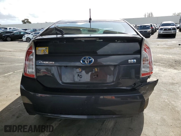2015 Toyota Prius Four with VIN JTDKN3DU0F0397243, listed as a Copart auction lot 51611095 with 89,709 mi miles and Salvage Title. Bid and sale history available at carsss.com. Image 6.
