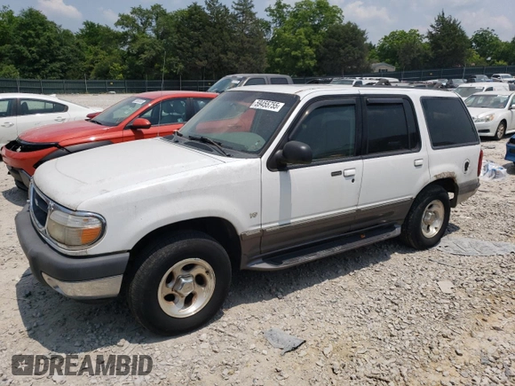 2000 Ford Explorer XLT with VIN 1FMZU83P8YUB63966, listed as a Copart auction lot 59455755 with 136,852 mi miles and Clean title. Bid and sale history available at DreamBid. Image 1.