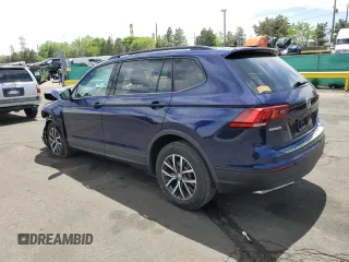 2021 Volkswagen Tiguan S with VIN 3VV1B7AX7MM036467, listed as a Copart auction lot 56992555 with 12,008 mi miles and Salvage title. Bid and sale history available at DreamBid. Image 2.