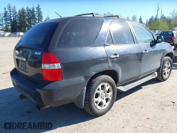 2002 Acura MDX Touring Pkg with VIN 2HNYD18602H000871, listed as a IAAI auction lot 42041478 with 194,441 mi miles. Bid and sale history available at carsss.com. Image 4.