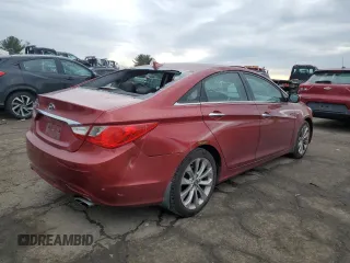 2013 Hyundai Sonata Limited with VIN 5NPEC4AC5DH793995, listed as a Copart auction lot 46710565 with 87,774 mi miles and Salvage Title. Bid and sale history available at DreamBid. Image 3.