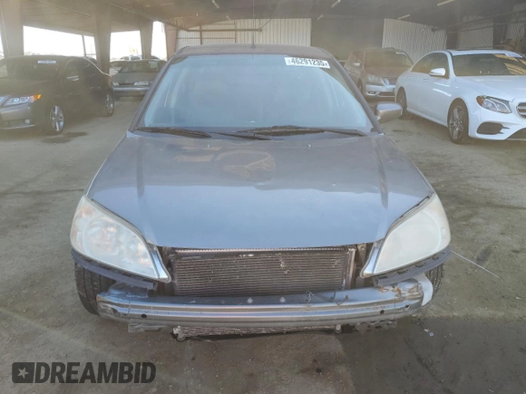 2005 Honda Civic with VIN JHMES96655S026250, listed as a Copart auction lot 46291235 with 229,563 mi miles and Clean Title. Bid and sale history available at DreamBid. Image 5.