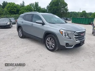2023 GMC Terrain SLT z VIN 3GKALPEG3PL248951, wystawiony jako IAAI lot #42313525 z przebiegiem 52 518 mil mil oraz . Historia ofert i sprzedaży dostępna na DreamBid. Obrazek 1.