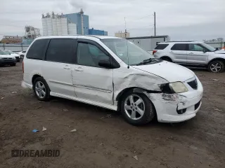 2003 Mazda MPV LX with VIN JM3LW28J030367920, listed as a Copart auction lot 86122524 with 190,138 mi miles and Salvage Title. Bid and sale history available at carsss.com. Image 4.