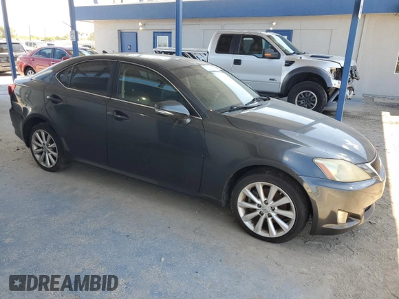 2010 Lexus IS 250 with VIN JTHCF5C29A5041946, listed as a Copart auction lot 61689455 with 241,547 mi miles and Clean title. Bid and sale history available at DreamBid. Image 4.