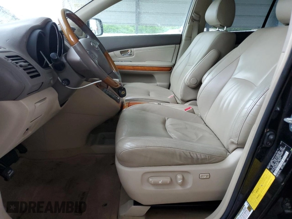 2009 Lexus RX 350 with VIN 2T2GK31U69C066742, listed as a Copart auction lot 52111105 with 135,181 mi miles and Salvage Title. Bid and sale history available at DreamBid. Image 7.
