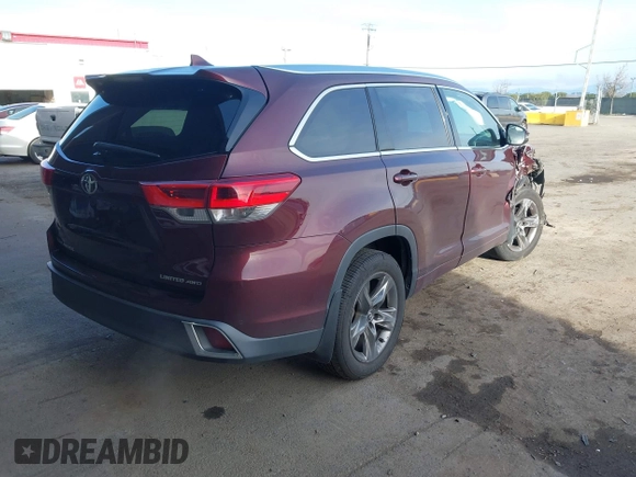 2019 Toyota Highlander Limited with VIN 5TDDZRFH5KS948600, listed as a IAAI auction lot 41848512 with 73,764 mi miles and . Bid and sale history available at DreamBid. Image 4.