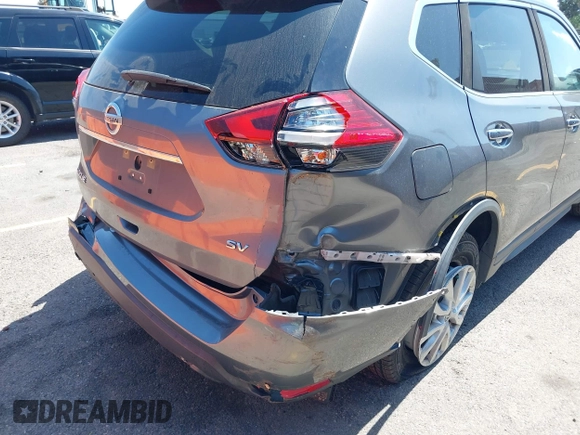 2017 Nissan Rogue SV with VIN KNMAT2MT9HP588530, listed as a IAAI auction lot 42560615 with 87,265 mi miles and . Bid and sale history available at DreamBid. Image 17.