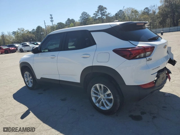 2024 Chevrolet TrailBlazer LS with VIN KL79MMS21RB132524, listed as a Copart auction lot 50181925 with 28,584 mi miles and Salvage Title. Bid and sale history available at carsss.com. Image 2.