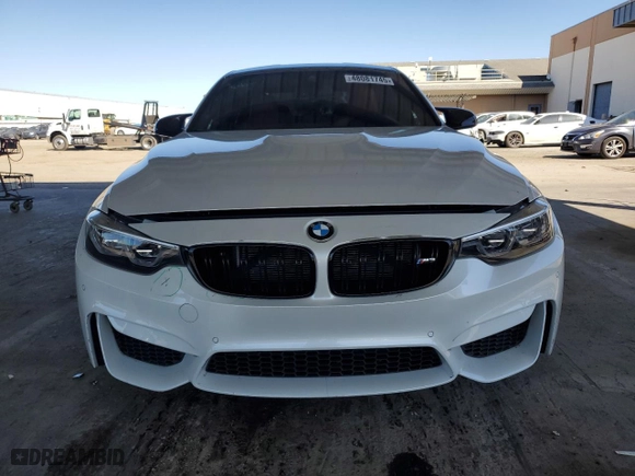 2018 BMW M3 with VIN WBS8M9C58J5J78545, listed as a Copart auction lot 48081745 with 48,166 mi miles and Salvage Title. Bid and sale history available at carsss.com. Image 5.