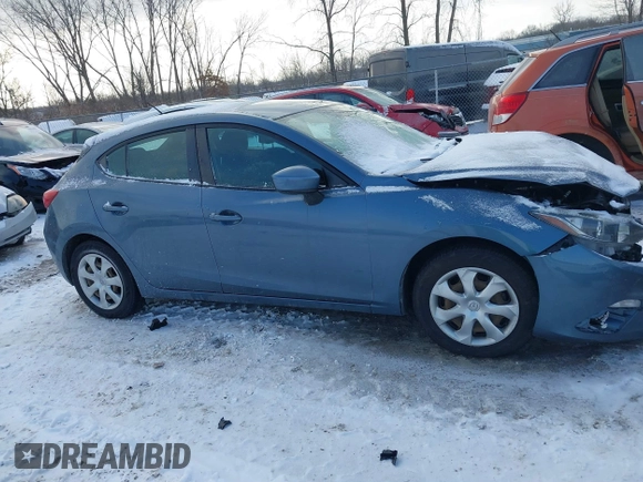 2015 Mazda 3 i Sport with VIN 3MZBM1K71FM194182, listed as a IAAI auction lot 41551711 with 134,760 mi miles and . Bid and sale history available at DreamBid. Image 13.