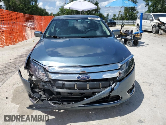 2011 Ford Fusion SEL with VIN 3FAHP0JA5BR340842, listed as a Copart auction lot 55117615 with 106,611 mi miles and Salvage Title. Bid and sale history available at DreamBid. Image 5.