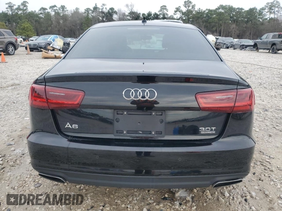 2018 Audi A6 Premium Plus with VIN WAUG3AFC9JN043198, listed as a Copart auction lot 47135845 with 61,126 mi miles and Salvage Title. Bid and sale history available at carsss.com. Image 6.